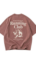 Running Club Washed Oversized Tee