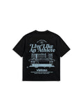 Icy Blue Athlete Club Tee
